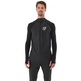 Compressport футболка сдлинным рукавом Hurricane Windproof Seamless HZ Top