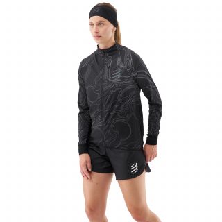 Compressport куртка женская Hurricane Windproof Jacket W Aurora