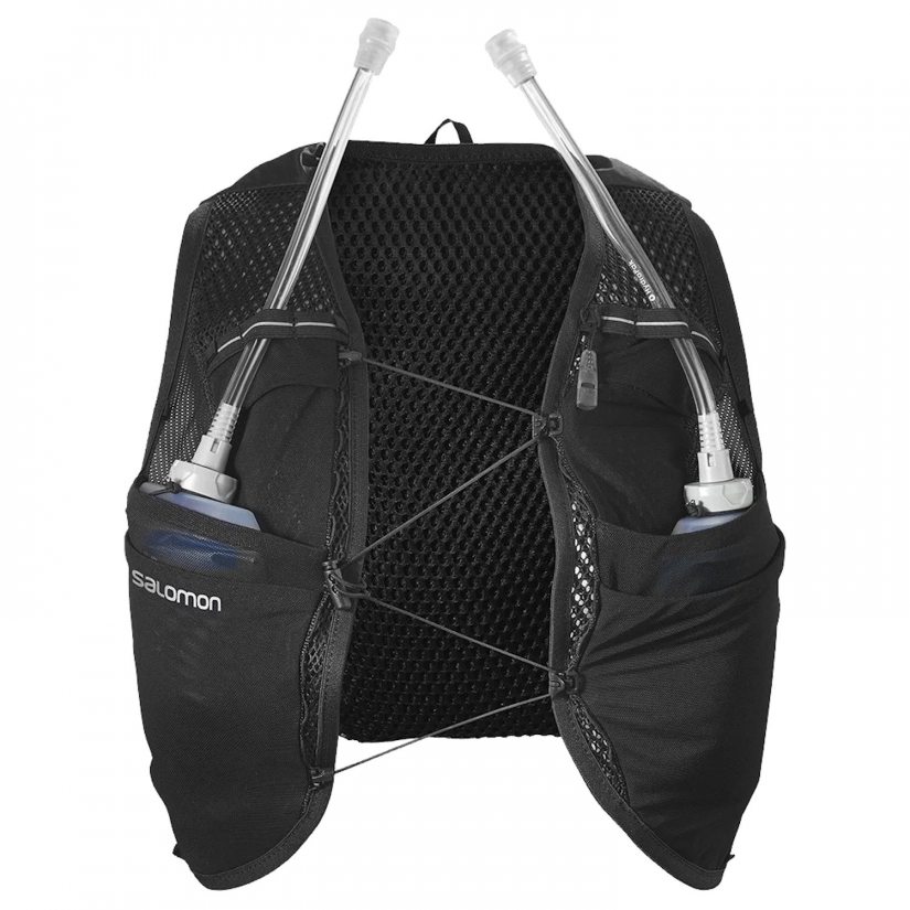 Active skin 8 with flasks